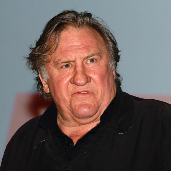 Gérard Depardieu lors du Festival Premiers Plans à Angers pour la présentation du film "Umani" © Laetitia Notarianni / Bestimage