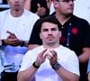 Antoine Dupont en soutien de son équipe du Stade Toulousain, bien seul dans les tribunes du Stade de France
Antoine Dupont ( Toulouse ) lors de la finale du Top 14 de rugby français entre le Stade Toulousain (Toulouse) et l'Union Bordeaux-Begles (UBB) au Stade de France à Saint-Denis. Le 28 juin 2025. © Dante Badano/PsnewZ/Bestimage