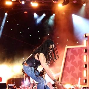 Lenny Kravitz au spectacle pyrotechnique Macy's 2025 à Brooklyn, NY, USA le 4 juillet 2025. 
Photo par Walik Goshorn/MediaPunch/ABACAPRESS.COM