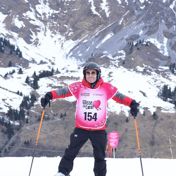 Exclusif - David Pujadas - 16ème édition de l'évènement caritatif "Glisse en coeur" au Grand Bornand le 22 mars 2025. © Denis Guignebourg/Bestimage