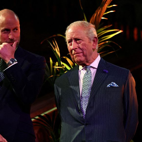 Le roi Charles III et le prince de Galles assistent à l'événement Countdown to Cop30, organisé conjointement par le Natural History Museum et le gouvernement britannique au London Museum. Cet événement rassemble les acteurs de la lutte contre le changement climatique et la perte de la nature, en amont du sommet de la Cop30 qui se tiendra à Belém, au Brésil, en novembre. Jeudi 9 octobre 2025. Photo par Henry Nicholls/PA Wire/ABACAPRESS.COM