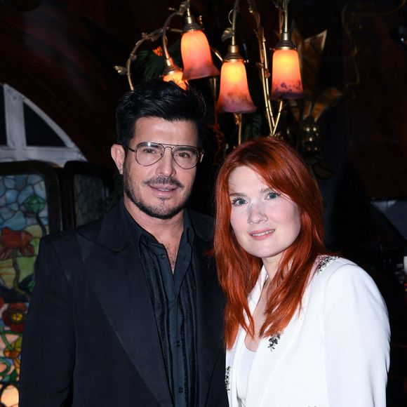 Vincent Niclo, Adeline Toniutti lors de la soirée Omar Harfouch "Dîner chez Maxim's" à Paris le 9 octobre 2024. © Rachid Bellak / Bestimage