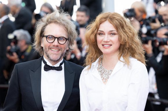 Florian Zeller et Marine Delterme assistent à la projection de "Triangle de tristesse" lors de la 75ème édition du festival de Cannes au Palais des Festivals le 21 mai 2022 à Cannes, France. Photo by Shootpix/ABACAPRESS.COM