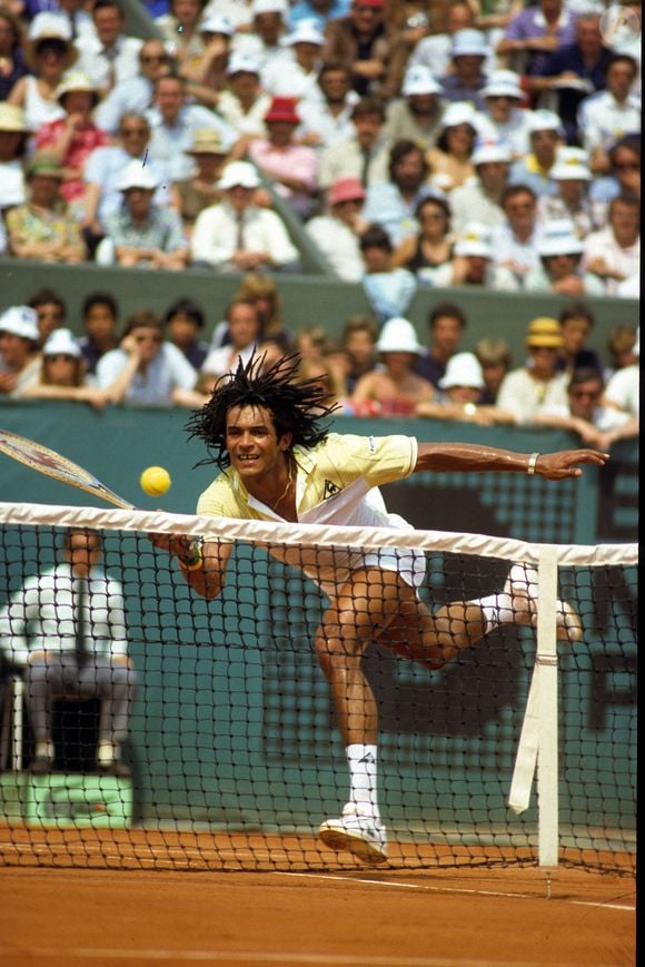 Archives - Victoire de Yannick Noah à la finale de Roland Garros en 1983.  (Agence/Bestimage) © Serge Philippot / Panoramic / Bestimage
