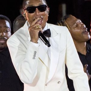 Pharrell Williams à la soirée concert "Grace for the World" au Vatican le 13 septembre 2025 ; un concert unique sur la place Saint-Pierre. Backgrid UK/ Bestimage