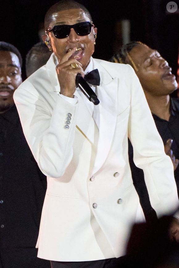 Pharrell Williams à la soirée concert "Grace for the World" au Vatican le 13 septembre 2025 ; un concert unique sur la place Saint-Pierre. Backgrid UK/ Bestimage