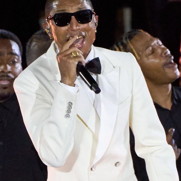 Pharrell Williams à la soirée concert "Grace for the World" au Vatican le 13 septembre 2025 ; un concert unique sur la place Saint-Pierre. Backgrid UK/ Bestimage