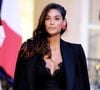 L'animatrice est devenue maman pour la première fois en début d’année
Tatiana Silva arrivant au dîner d'état au palais de l'Elysée à Paris en l'honneur de la visite du roi et de la reine de Belgique en France le 14 octobre 2024. © Dominique Jacovides / Bestimage