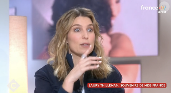 Laury Thilleman dans "C à Vous" France 5 13 mars 2026