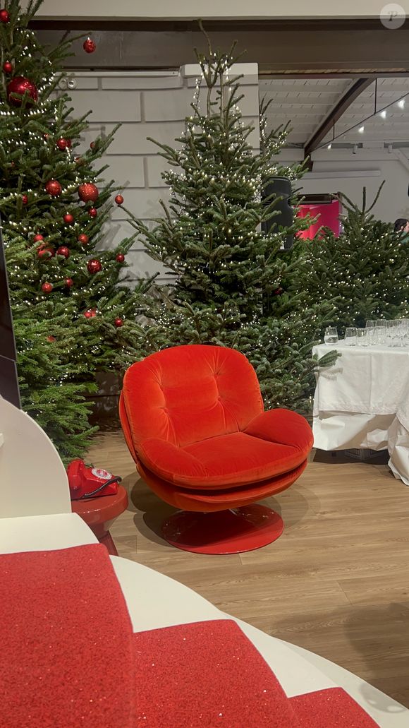 Inauguration de l'appartement de Noël réalisé à partir du décor du château de la Star Academy.