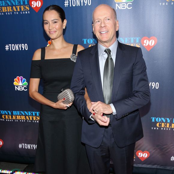 Emma Heming Willis et son mari Bruce Willis au concert de 'Tony Bennett Celebrates 90: The Best is Yet to Come'' à New York, le 15 septembre 2016