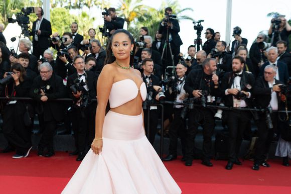 Lena Mahfouf (Lena Situations) - Montée des marches du film "The history of sound" lors du 78ème Festival International du Film de Cannes, au Palais des Festivals à Cannes. Le 21 mai 2025. © Olivier Borde/ Bestimage