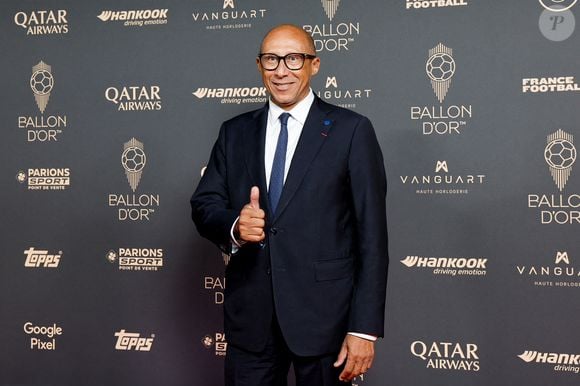 Philippe Diallo au photocall de la 69ème cérémonie du Ballon D'Or 2025 au théâtre du Châtelet à Paris, France, le 22 septembre 2025. © Cyril Moreau/Bestimage