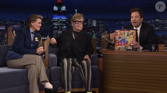 Elton John sur le plateau de la NBC le 6 avril 2025.



Photo fournie par JLPPA / Bestimage / NBC