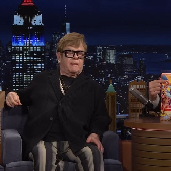 Elton John sur le plateau de la NBC le 6 avril 2025.



Photo fournie par JLPPA / Bestimage / NBC