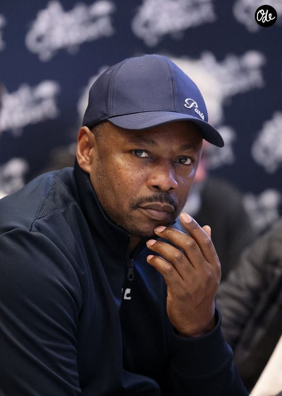 MC Solaar - Conférence de presse de la nouvelle édition du Foot-Concert organisé par le Réseau A.Ma.N.D./Huntington Avenir à la LDLC Arena à Lyon le 11 Novembre 2024. Cet événement solidaire unique en France rassemble le sport et la musique pour lutter contre les maladies neurodégénératives. © Dominique Jacovides/Bestimage