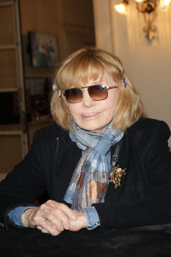 Exclusif -  Nadine Trintignant - 50ème de la pièce "Lyly" avec M. Bernier et F. Perrin au théâtre de Paris le 27 mars 2025. © Coadic Guirec/Bestimage