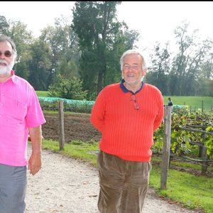Francis Ford Coppola inaugure les vendanges de la première cuvée Marie-Antoinette au Hameau de la Reine au château de Versailles. Il s'agit de la première récolte « Cuvée Marie-Antoinette », un rosé de vendanges tardives. Un vin élaboré en collaboration avec Jean-Louis Croquet (Château de Thuerry en Provence). OLIVIER BORDE / BESTIMAGE
