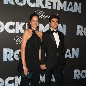 Anouchka Delon et son compagnon Julien Dereims - Soirée du film "Rocketman" sur la plage du Carlton lors du 72ème Festival International du Film de Cannes, le 16 mai 2019. © Denis Guignebourg/Bestimage