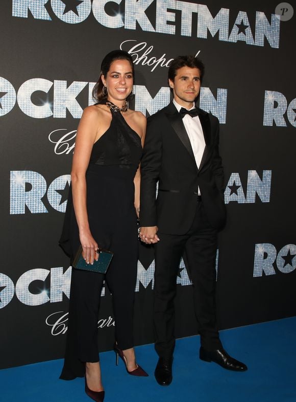 Anouchka Delon et son compagnon Julien Dereims - Soirée du film "Rocketman" sur la plage du Carlton lors du 72ème Festival International du Film de Cannes, le 16 mai 2019. © Denis Guignebourg/Bestimage