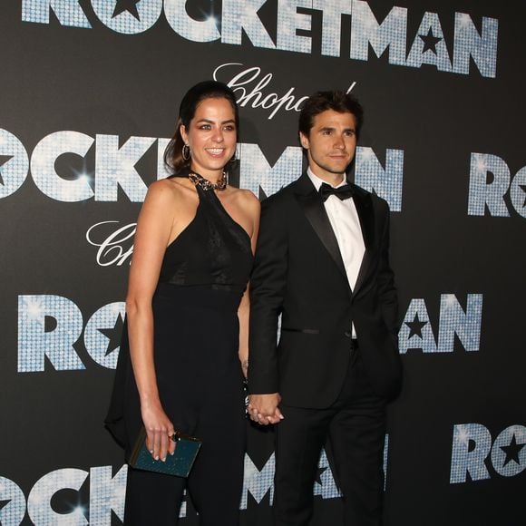 Anouchka Delon et son compagnon Julien Dereims - Soirée du film "Rocketman" sur la plage du Carlton lors du 72ème Festival International du Film de Cannes, le 16 mai 2019. © Denis Guignebourg/Bestimage