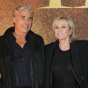 Patricia Kaas et son compagnon Laurent - Avant-première du film "Gladiator 2" au cinéma Pathé Palace à Paris le 10 novembre 2024. © Coadic Guirec / Bestimage