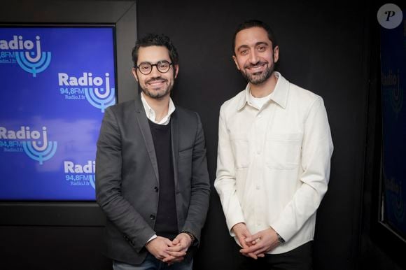 Exclusif - Steve Nadjar, Dr Jimmy Mohamed - Dr Jimmy Mohamed était l’invité de S.Nadjar sur Radio J à Paris, France, le 28 février 2023. © Jack Tribeca/Bestimage