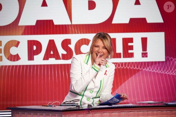 Exclusif - Pascale de La Tour du Pin, sur le plateau de l’émission « TPMP » présentée par C.Hanouna et diffusée en direct sur Youtube et sur toutes les box (SFR, FREE, Bouygues, MyCanal etc), Paris, France, le 21 mars 2025. © Jack Tribeca / Bestimage