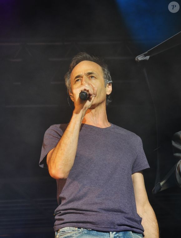 Exclusif - Jean-Jacques Goldman - Vente aux enchères à l'occasion du 20ème anniversaire du spectacle "Les Vendanges du Coeur" à Ouveillan, près de Narbonne (Aude) au profit des "Restos du Coeur" le 20 juillet 2014.