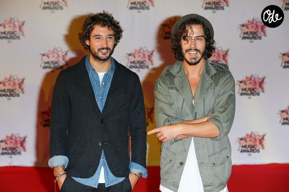 Jeremy Frérot et Flo Delavega assistent à la 17e cérémonie des NRJ Music Awards au Palais des Festivals, le 7 novembre 2015 à Cannes, en France. 

Photo de Shootpix/ABACAPRESS.COM