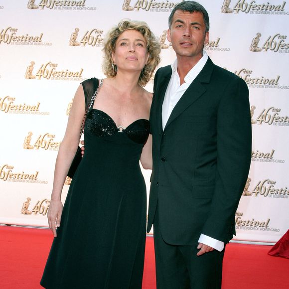 Marie-Ange Nardi et Olivier Minne assistent à la cérémonie d'ouverture du 46ème Festival de Télévision de Monte-Carlo à Monaco le 26 juin 2006. Photo par Denis Guignebourg/ABACAPRESS.COM
