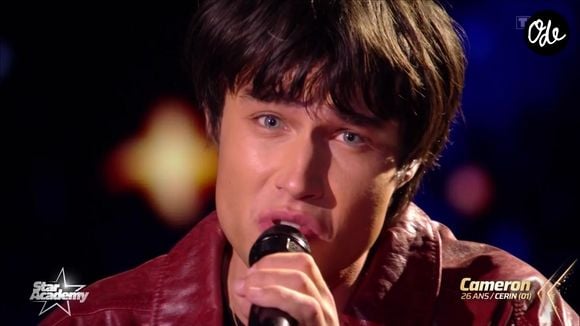 Cameron fait partie de la nouvelle promotion de la "Star Academy". Capture d'écran TF1
