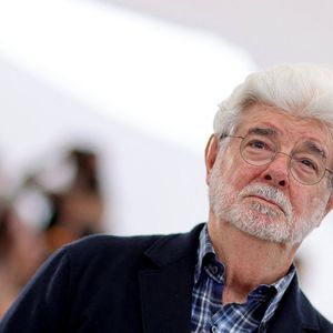 Photocall de la Palme d'or d'honneur pour George Lucas lors du 77ème Festival International du Film de Cannes, au Palais des Festivals à Cannes, FRance, le 24 mai 2024. © Jacovides-Moreau/Bestimage