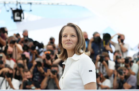 Photocall avec Jodie Foster, Palme d'Or d'Honneur lors du 74ème Festival International du film de Cannes, France, le 6 juillet 2021. 
© Jacovides / Moreau / Bestimage