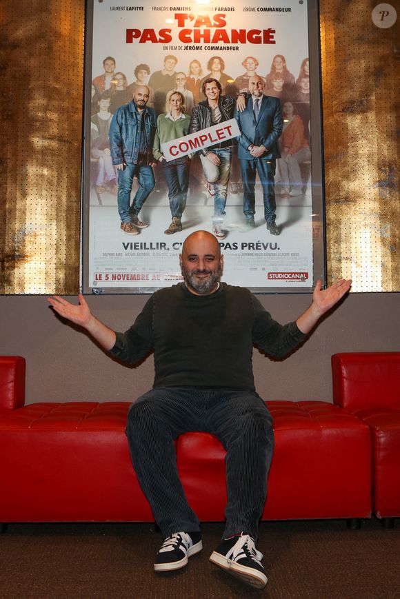 Exclusif - Jérôme Commandeur lors de l'avant-première de son film "T'as pas changé" au Mérignac-Ciné (Gironde), le 14 octobre 2025. © Jean-Marc Lhomer / Bestimage
