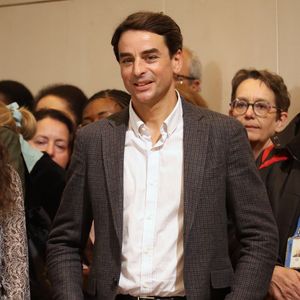 Julian Bugier - Soirée de lancement de la18ème édition du "Pasteurdon" à l'institut Pasteur de Paris le 9 octobre 2024. © Denis Guignebourg/BestImage