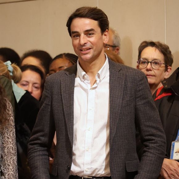 Julian Bugier - Soirée de lancement de la18ème édition du "Pasteurdon" à l'institut Pasteur de Paris le 9 octobre 2024. © Denis Guignebourg/BestImage