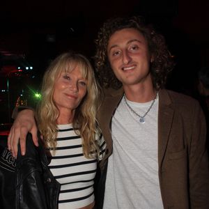 Exclusif - Isabelle Camus et son fils Joalukas Noah - People à l'after au Pink à Paris, à l'occasion des 20 ans du club. Le 16 novembre 2023