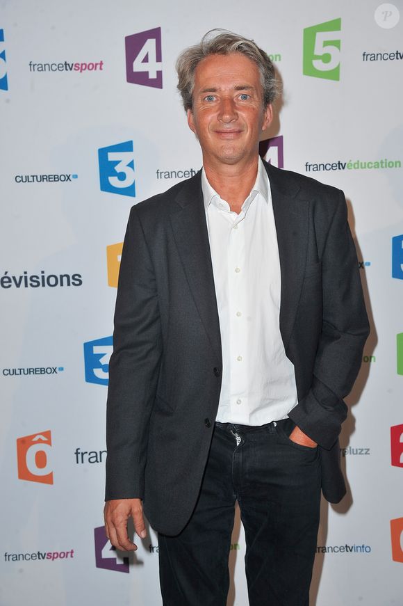 Nicolas Poincaré - Conférence de presse de rentrée de France Télévisions au Palais de Tokyo à Paris, le 26 août 2014.