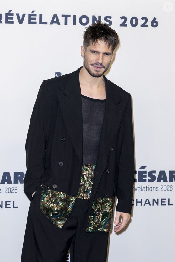 François Civil - Photocall du dîner des Révélations César 2026 à l'Elysée Montmartre à Paris, France, le 19 janvier 2026. © Olivier Borde / Bestimage