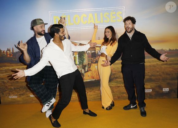 Ali Bougheraba, Vanessa Guide, Redouane Bougheraba, Raja Haseeb - Avant-Première du film "Délocalisés" à l'UGC Ciné Cité Bercy à Paris le 4 mars 2025. © Marc Ausset-Lacroix/Bestimage