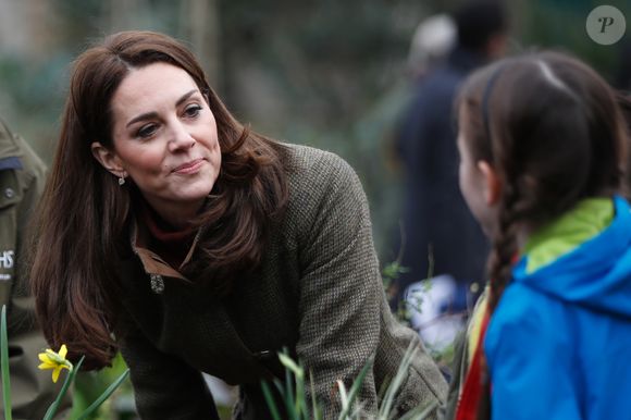 Kate Catherine Middleton, duchesse de Cambridge, s'est rendue au King Henry's Walk Garden dans le district d'Islington à Londres. Le 15 janvier 2019. EXPRESS SYNDICATION / BESTIMAGE