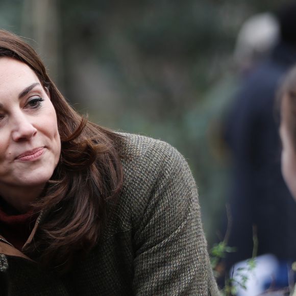 Kate Catherine Middleton, duchesse de Cambridge, s'est rendue au King Henry's Walk Garden dans le district d'Islington à Londres. Le 15 janvier 2019. EXPRESS SYNDICATION / BESTIMAGE