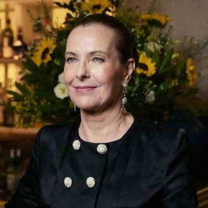 Exclusif - Carole Bouquet - Soirée du film "Megalopolis" à la Petite Maison Cannes lors du 77ème Festival International du Film de Cannes le 16 mai 2024. © Rachid Bellak/Bestimage  No Web - Belgique et Suisse