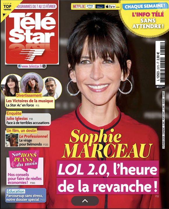 Couverture du magazine "Télé Star" dévoilé ce lundi 2 février.