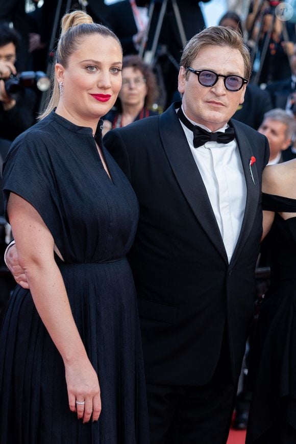 Margot Pelletier et son mari Benoît Magimel - Montée des marches du film « Elémentaire » pour la cérémonie de clôture du 76ème Festival International du Film de Cannes, au Palais des Festivals à Cannes. Le 27 mai 2023
© Olivier Borde / Bestimage