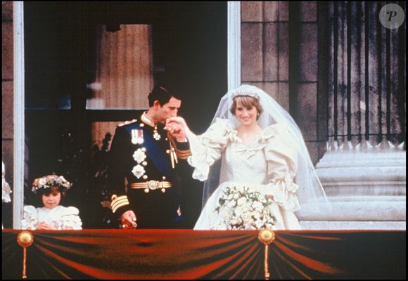 Mariage du prince et de la princesse de Galles (Lady Diana Spencer) à Londres, Royaume Uni, le 29 juillet 1981. 

© AGENCE / BESTIMAGE