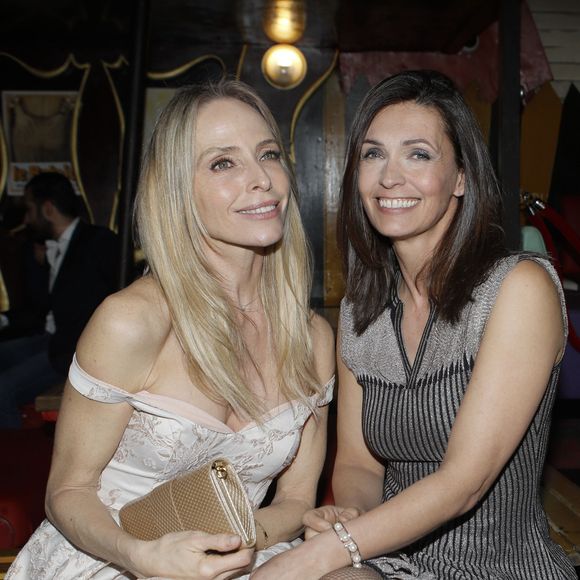 Tonya Kinzinger et Adeline Blondieau au front-row du défilé de mode prêt-à-porter "Christophe Guillarmé" automne-hiver 2020/2021 lors de la semaine de la mode à Paris, France, le 26 février 2020. © Veeren-Clovis/Bestimage