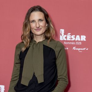Camille Cottin - Photocall du dîner des nommés aux César 2026 au Fouquet's Paris le 9 février 2026. © Olivier Borde / Bestimage