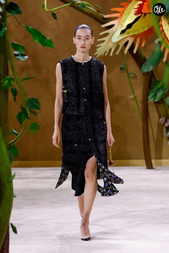 Défilé de mode Chanel Collection Haute Couture Automne/Hiver 2026-2027 lors de la Fashion Week de Paris (PFW) au Grand Palais, à Paris, France, le 7 juillet 2026. © Bestimage
